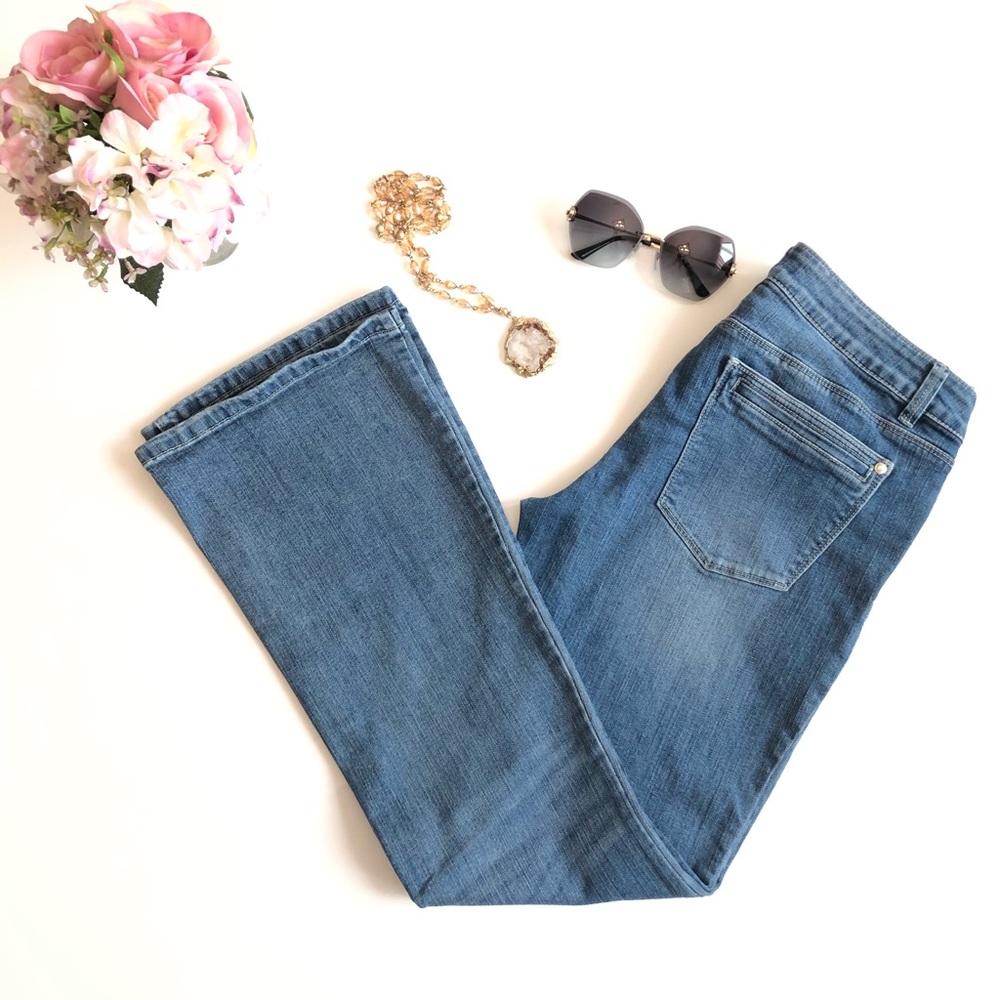 WHBM | Skinny Bootcut Light Wash Jeans |